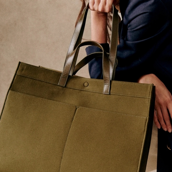 Sezane Tote Bag - Picture 3 of 7